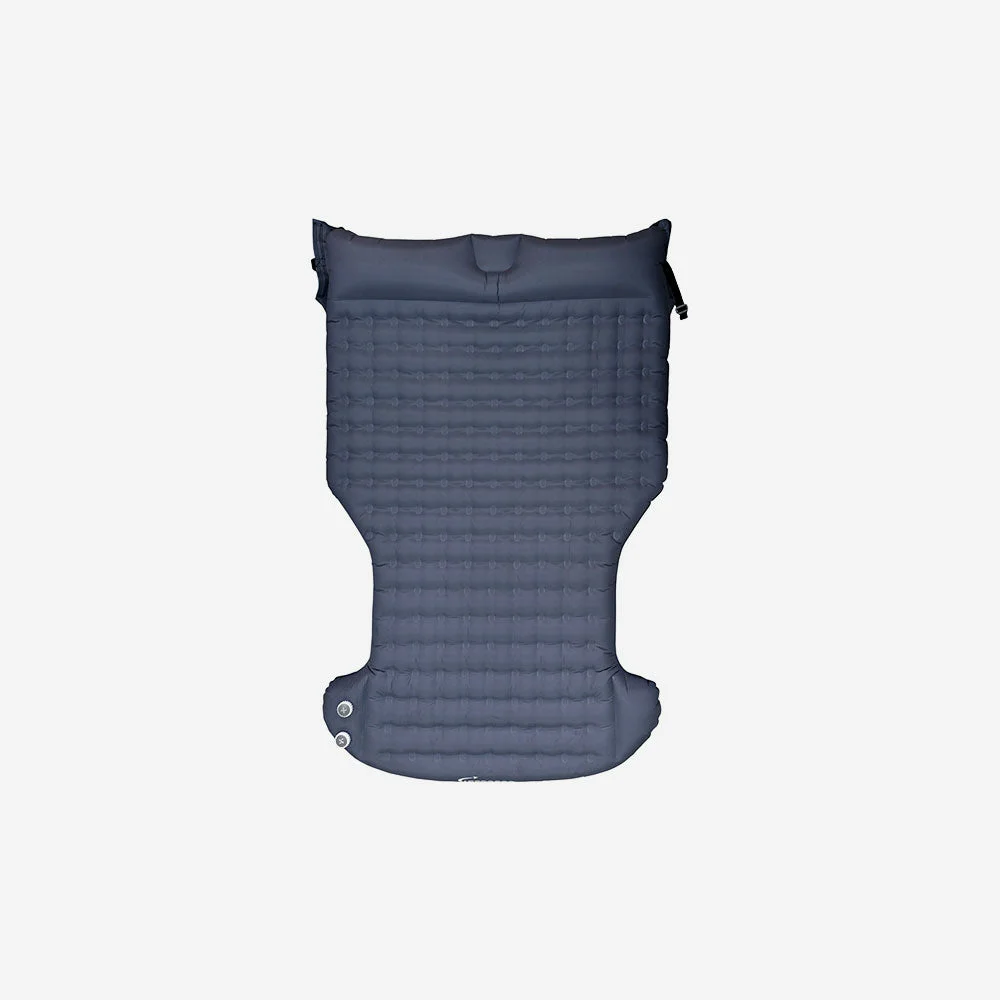 Aerogogo Model Y mattress with a raised pillow in a manufacturer product image
