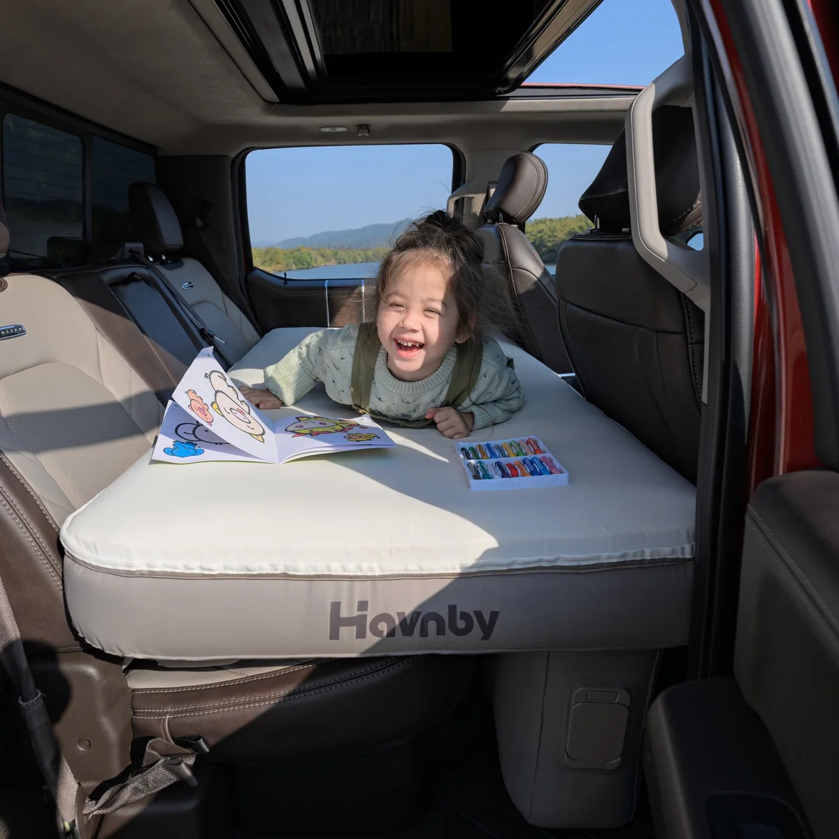 Havnby SnugNest truck pad packed view