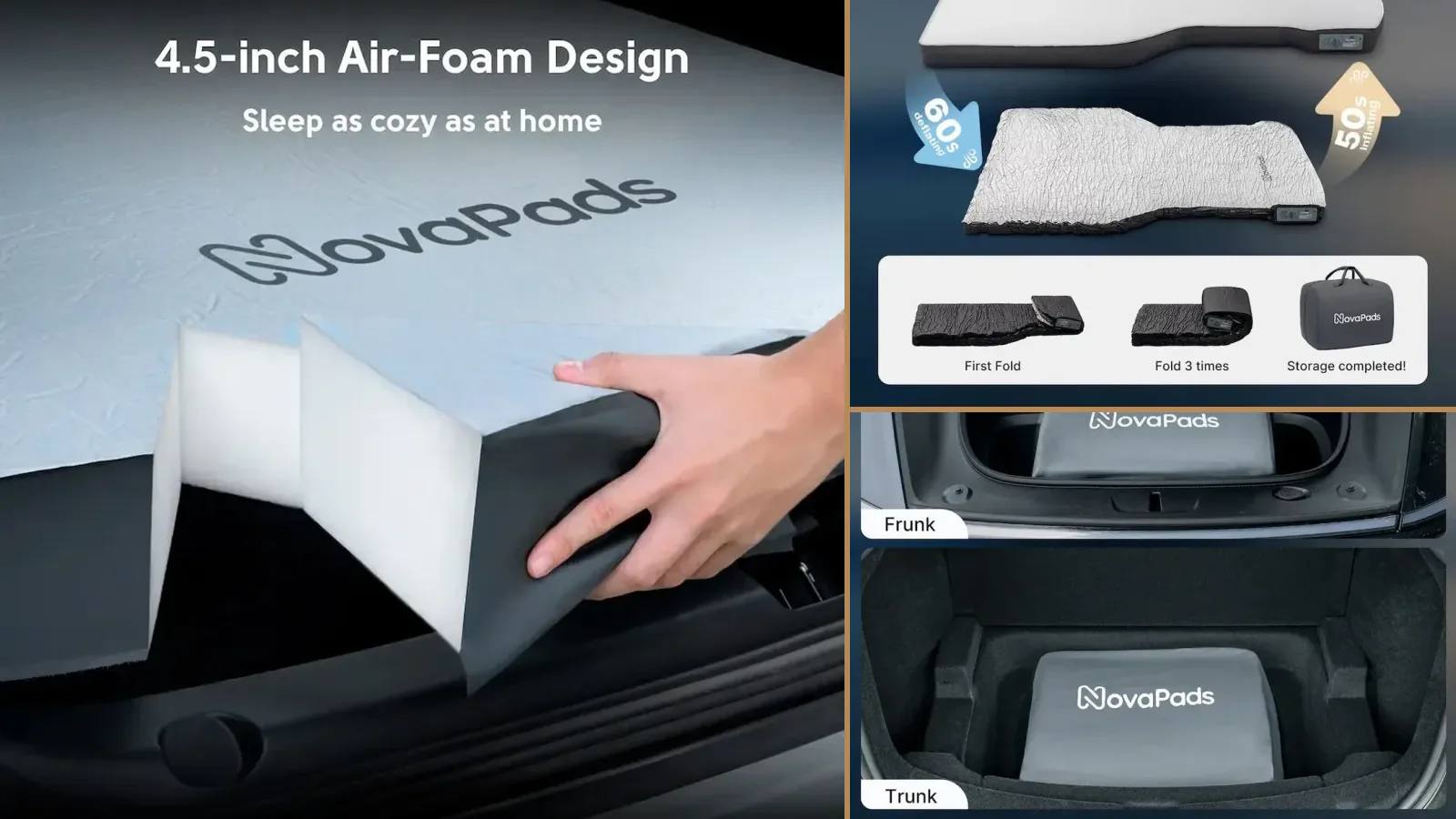 Produktoversigt over NovaPads Air-Foam Pro