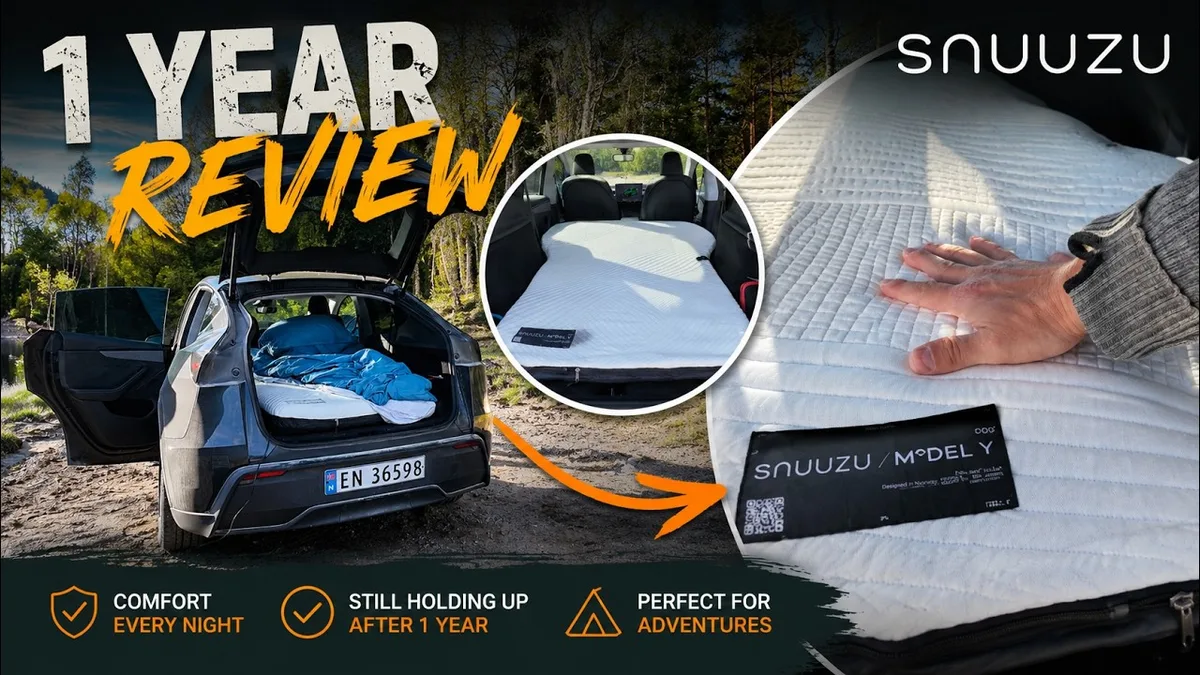 AWD Camper video: Snuuzu Tesla Mattress 1 Year Review, thumbnail
