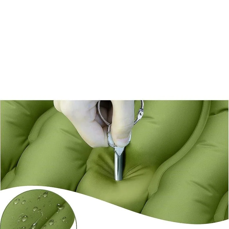 Close official view of the inflation valve on the Teskay Cybertruck mattress