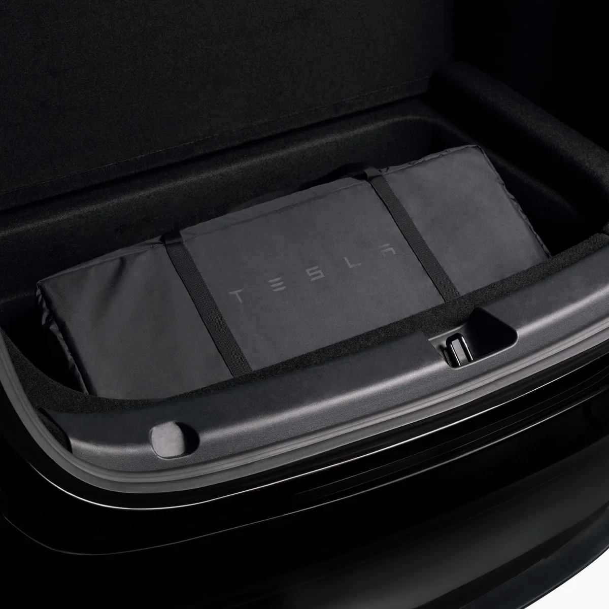 Close view of the Tesla Model Y Air Mattress surface and edge